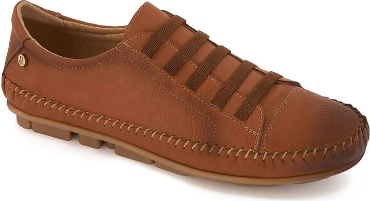Women's Ultra Comfort Slip On Drivers In Brown