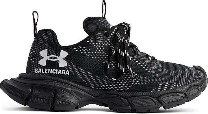 Women's Under Armour 3XL Knit Sneakers - Black - Size 6