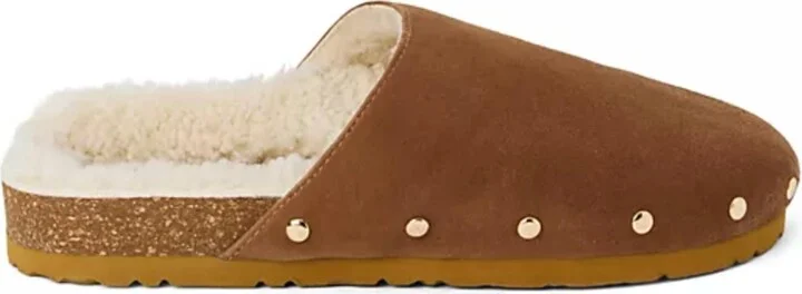 Women's Upstate Shearling Slip-On Mule In Tan