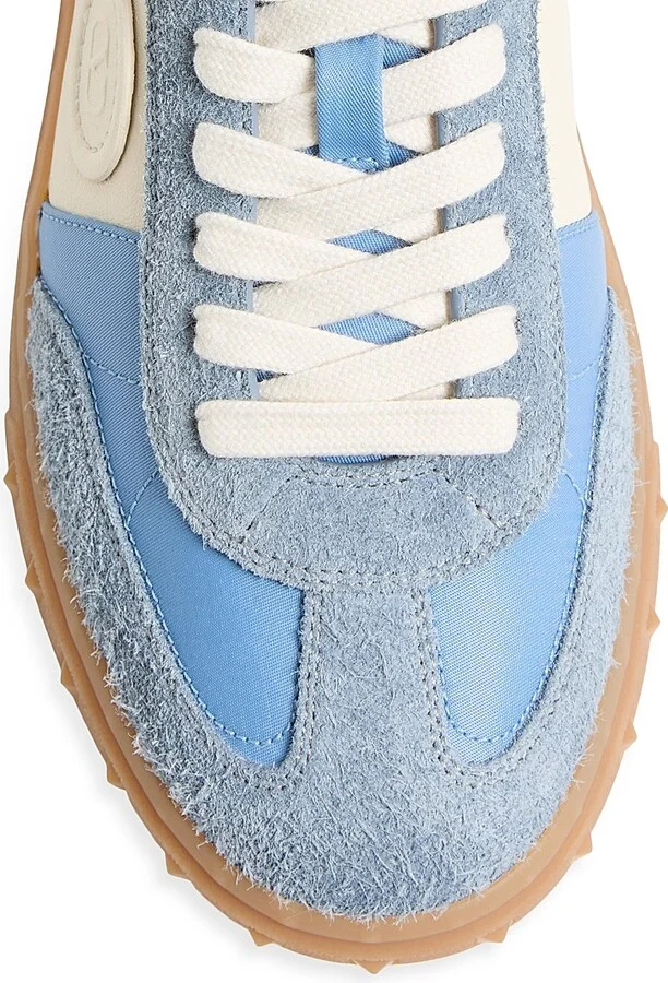 Women's Upvillage Sneakers in Crust Leather - Grey Azure - Size 6 - Image 4
