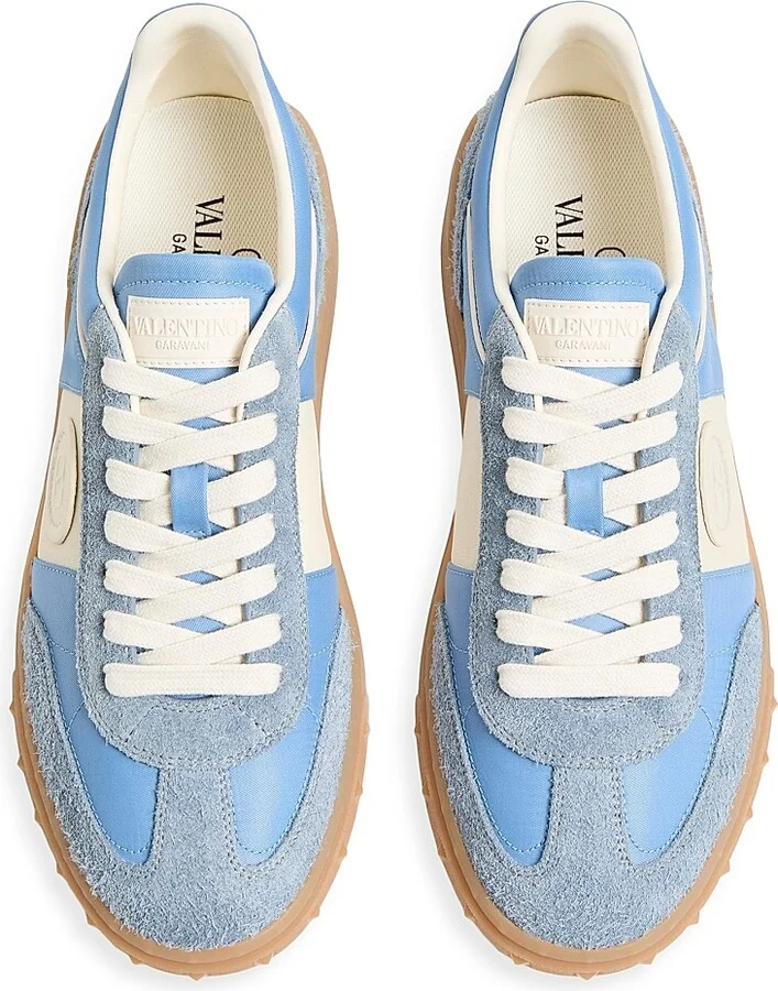 Women's Upvillage Sneakers in Crust Leather - Grey Azure - Size 6 - Image 5