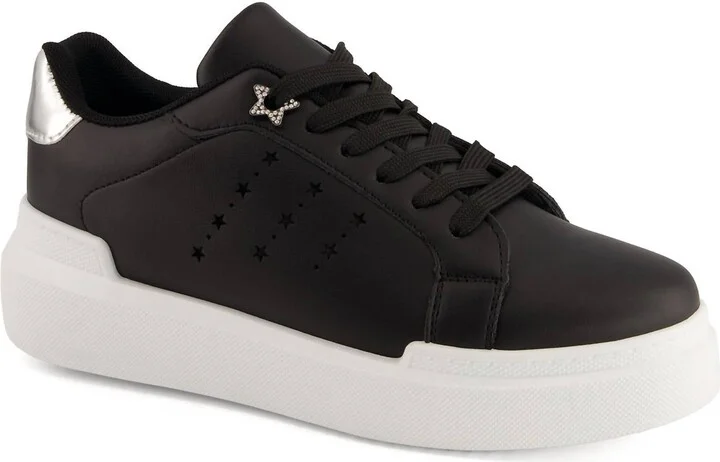 Women's Urban Platform Sneakers In Black