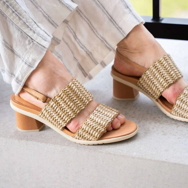 Women's Ursa Sandal In Natural Raffia