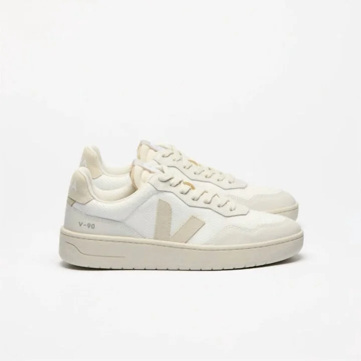 Women's V-90 Mesh Sneaker In White/pierre