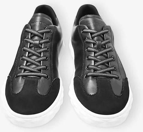 Womens V Black Diamond Light Logo-Embossed Leather Low-Top Trainers Eur 39 / 6 Uk Women - Image 2