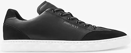 Womens V Black Diamond Light Logo-Embossed Leather Low-Top Trainers Eur 39 / 6 Uk Women
