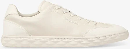 Womens V Latte Diamond Light Logo-Embossed Leather Low-Top Trainers Eur 39.5 / 6.5 Uk Women