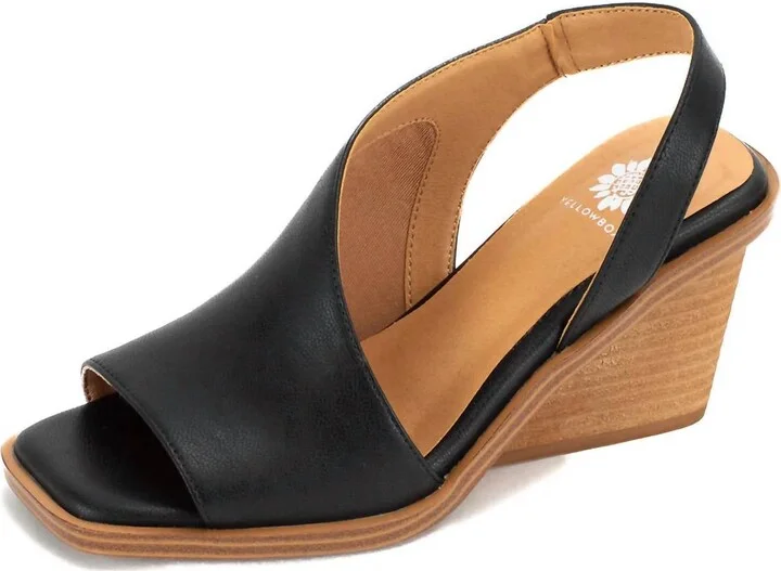 Women's Valdosta Slingback Wedge Sandal In Black