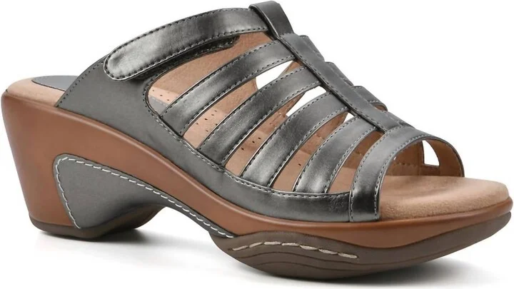 Women's Valencia Sandals In Pewter
