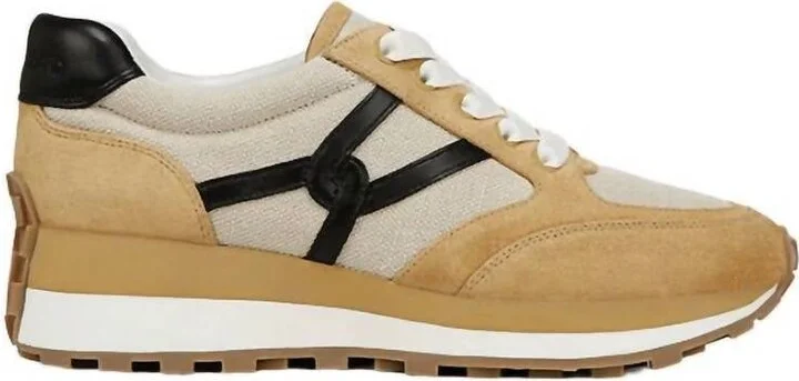 Women's Valentina Sneaker In Ecru/desert