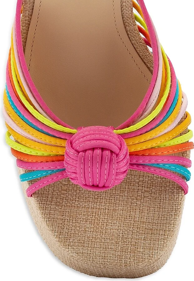 Women's Valerie 140MM Knotted Satin Platform Sandals - Size 6 - Image 4