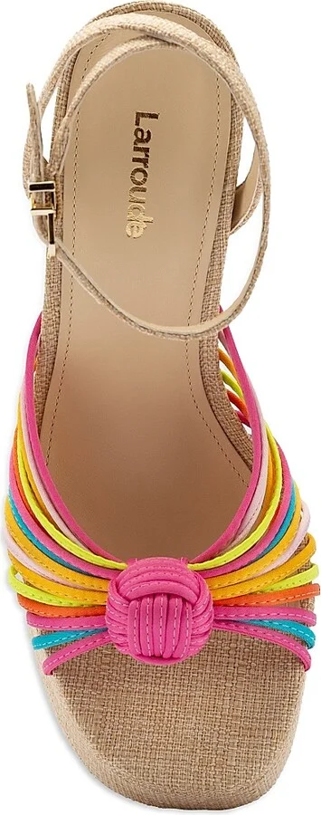 Women's Valerie 140MM Knotted Satin Platform Sandals - Size 6 - Image 5