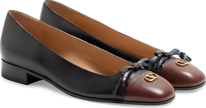 Women's Valet Du Roi 25MM Kidskin Ballerinas - Black Coffe - Size 7 - Image 2