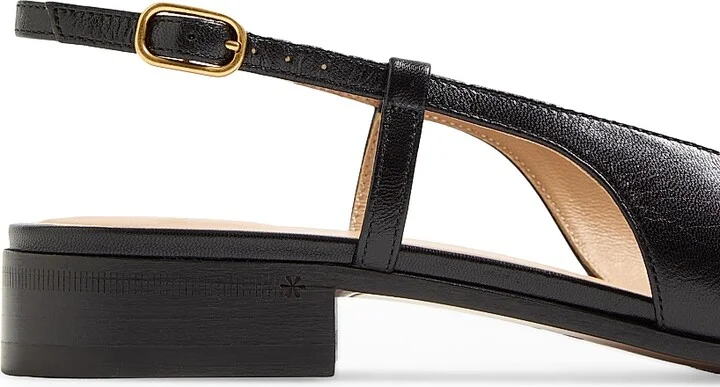 Women's Valet Du Roi Kid Slingback Ballerinas 25MM - Black Coffee - Size 7 - Image 6