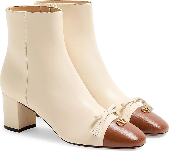 Women's Valet Du Roi Kidskin Leather 60MM Ankle Boots - Butter Tobacco - Size 7 - Image 2