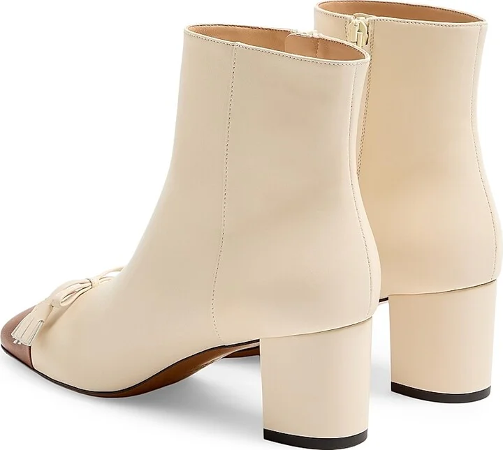 Women's Valet Du Roi Kidskin Leather 60MM Ankle Boots - Butter Tobacco - Size 7 - Image 3