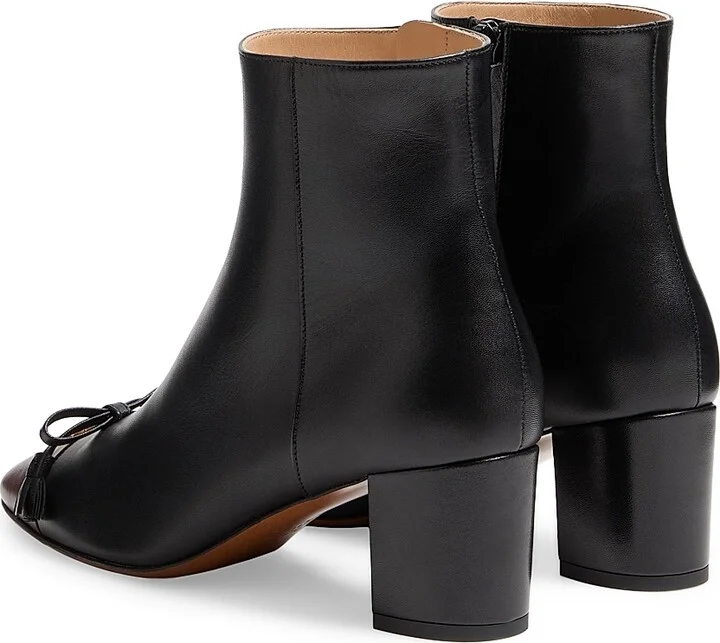 Women's Valet Du Roi Kidskin Leather 60MM Ankle Boots - Butter Tobacco - Size 7 - Image 9