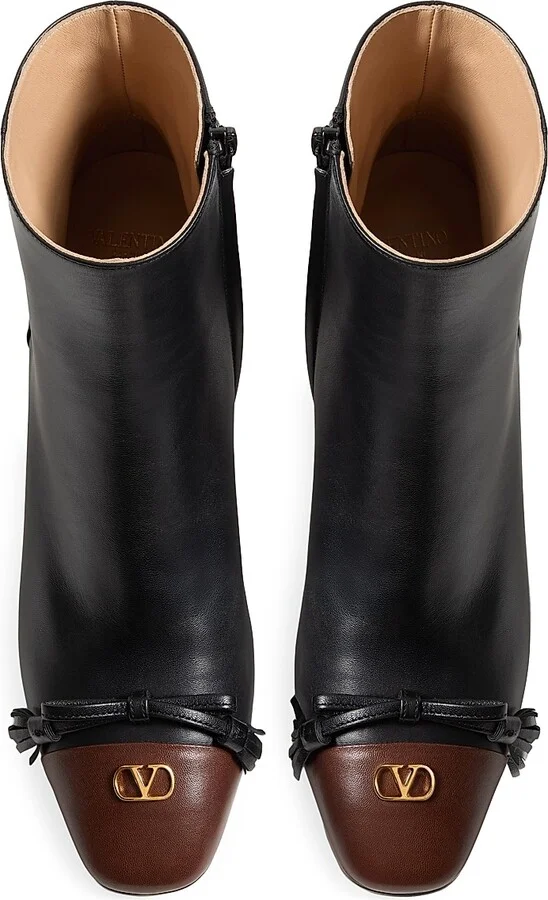 Women's Valet Du Roi Kidskin Leather 60MM Ankle Boots - Butter Tobacco - Size 7 - Image 10