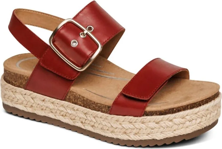 Women's Vania Sandals In Red