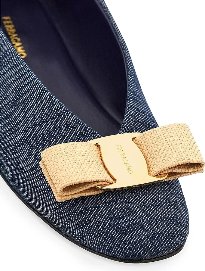 Women's Vanna Denim Flats - Denim - Size 7 - Image 4