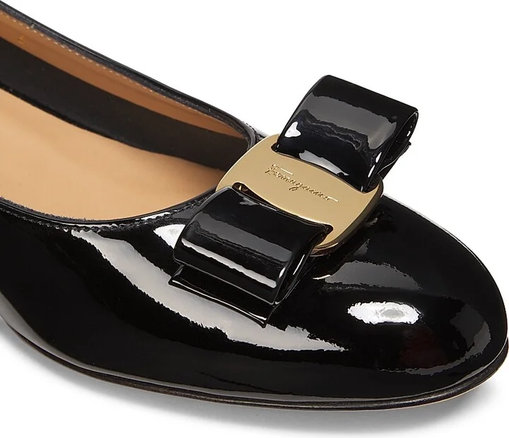 Women's Vara 45MM Patent Leather Pumps - Oxford Blue - Size 5 - Image 10