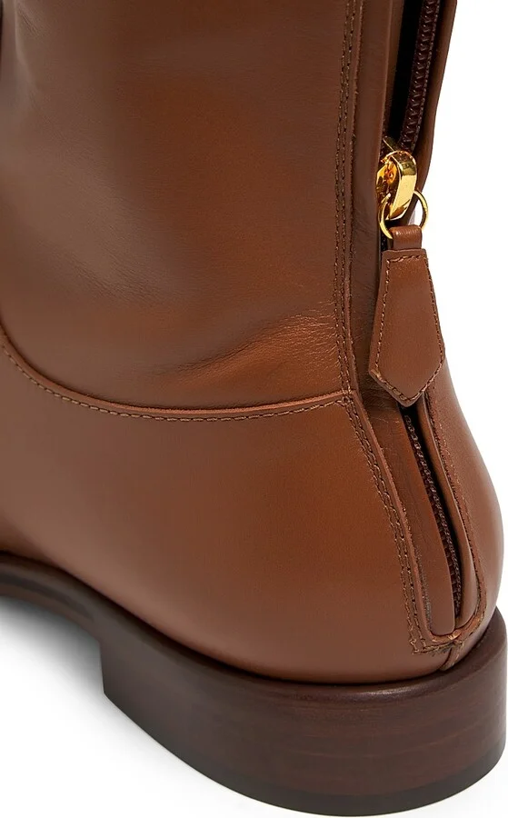 Women's Varenne Leather Boots - Toffee - Size 7.5 - Image 5