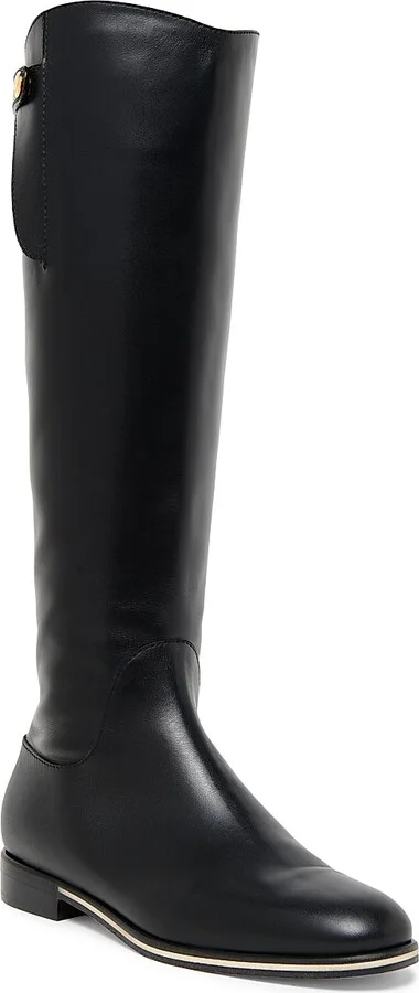 Women's Varenne Leather Knee-High Boots - Black - Size 5 - Image 2