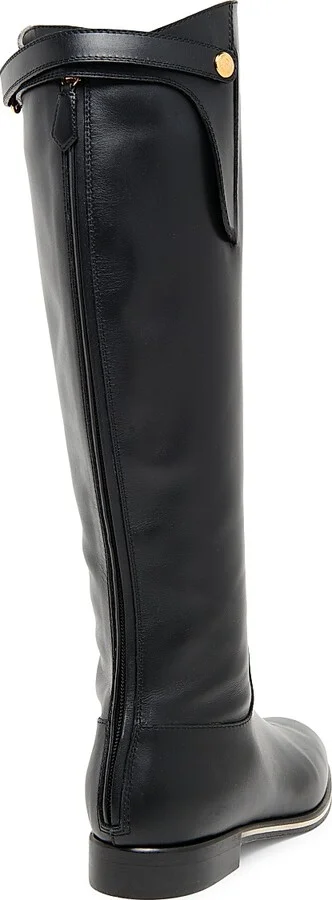 Women's Varenne Leather Knee-High Boots - Black - Size 5 - Image 3