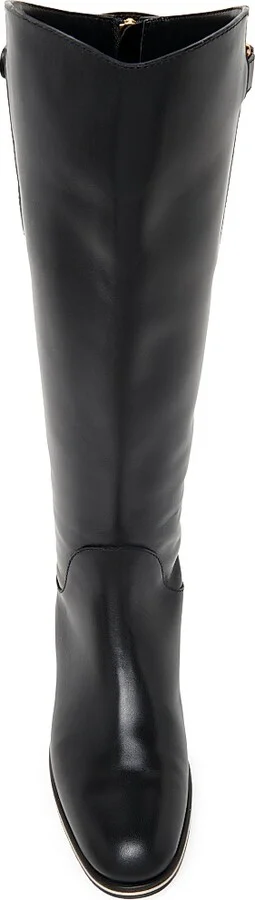 Women's Varenne Leather Knee-High Boots - Black - Size 5 - Image 4