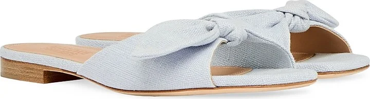 Women's Vargas Linen Flat Sandals - Icy Blue - Size 8.5 - Image 2