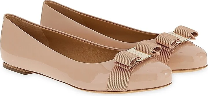 Women's Varina Patent Leather Ballet Flats - Black - Size 5 - Image 6