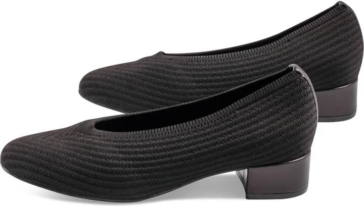 Women's Vartan Stretch Knit Heel In Black