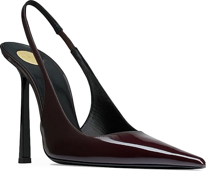 Women's Vendome Slingback Pumps in Patent Leather - Marron Glace - Size 7 - Image 2