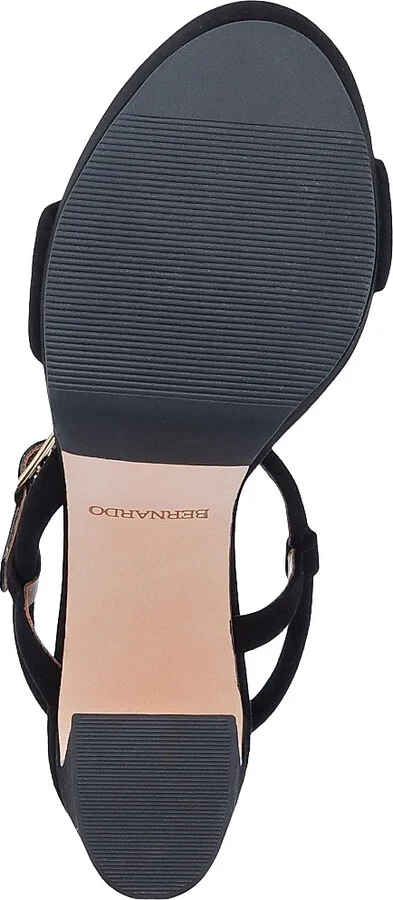 Women's Ventura 95MM Suede Platform Sandals - Black - Size 6 - Image 7