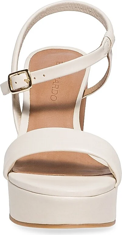 Women's Ventura Leather Platform Sandals - Eggshell - Size 6 - Image 4