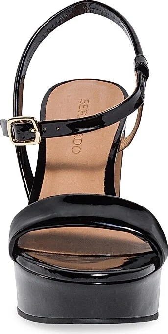Women's Ventura Patent Leather Platform Sandals - Black - Size 9.5 - Image 4