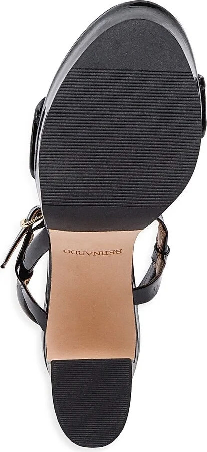 Women's Ventura Patent Leather Platform Sandals - Black - Size 9.5 - Image 7