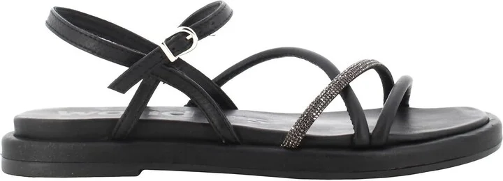 Women's Venus Sandal In Sheep/ Negro
