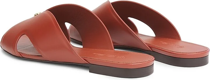 Women's Vera Leather Mule Sandals - Vinegar - Size 6 - Image 3