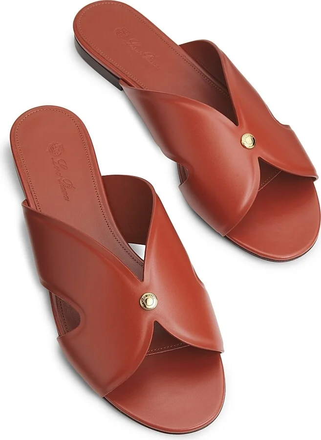Women's Vera Leather Mule Sandals - Vinegar - Size 6 - Image 4