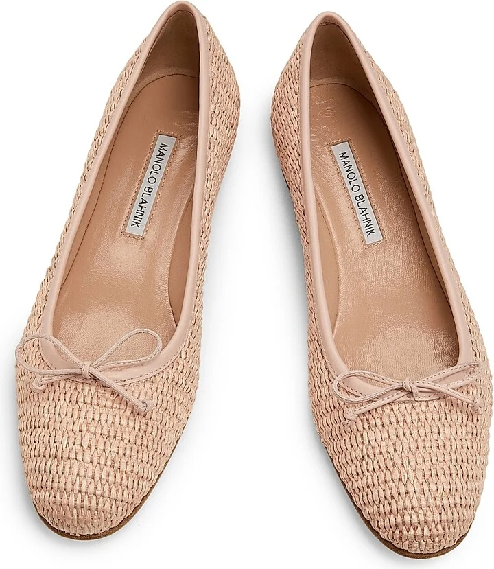 Women's Veralli Woven Ballet Flats - Light Beige - Size 11.5 - Image 4