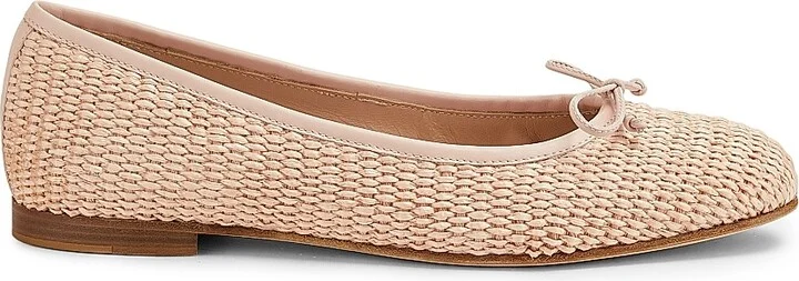 Women's Veralli Woven Ballet Flats - Light Beige - Size 11.5