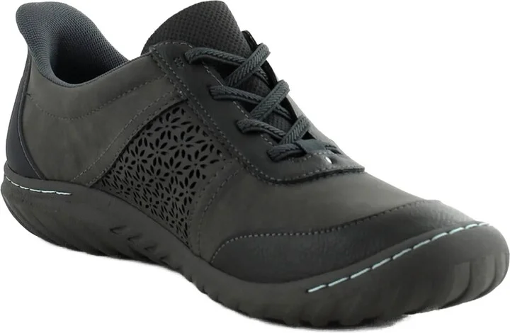 Women's Veronica Touchless Shoes - Medium In Charcoal/teal