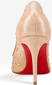 Womens Version Light Silk Follie Strass 85 Suede and Mesh Heeled Courts Eur 37 / 4 Uk Women - Image 2