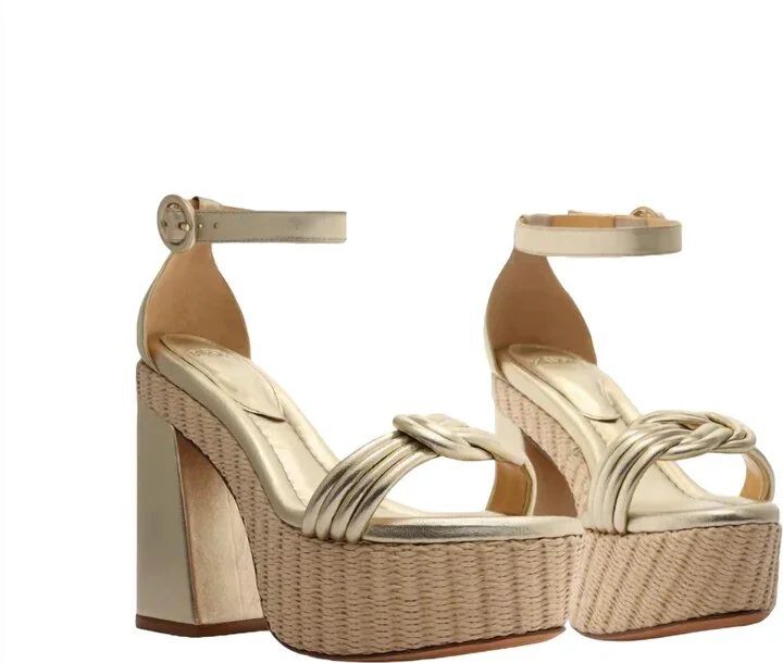 Women's Vicky Ankle Wrap 120 Sandal In Gold
