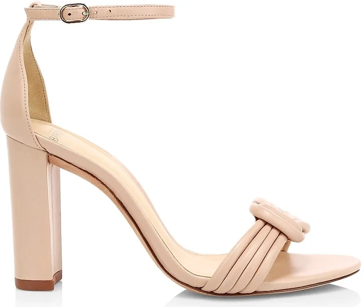 Women's Vicky Knotted Leather Sandals - Light Sand - Size 5