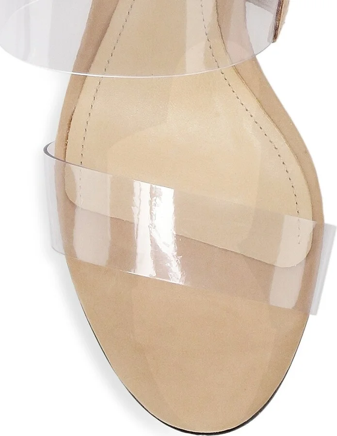 Women's Victorie Vinyl & Suede Mules - Tan - Size 5 - Image 4