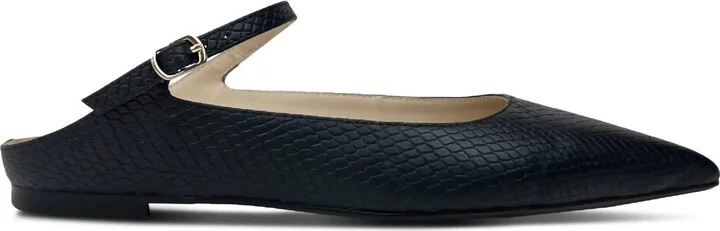 Women's Vida Mule In Black Snake