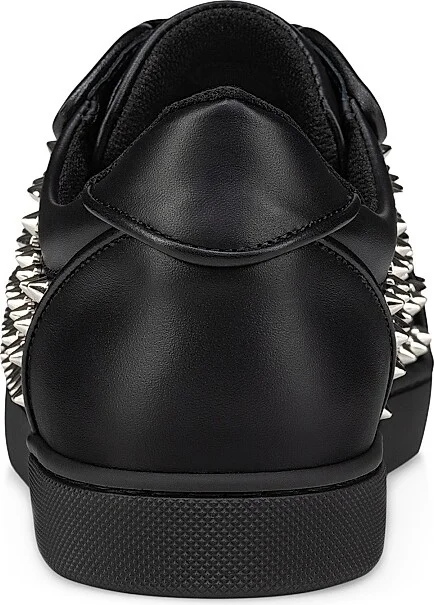 Women's Vieira Night Spikes Calf Leather Sneakers - Black - Size 8 - Image 3