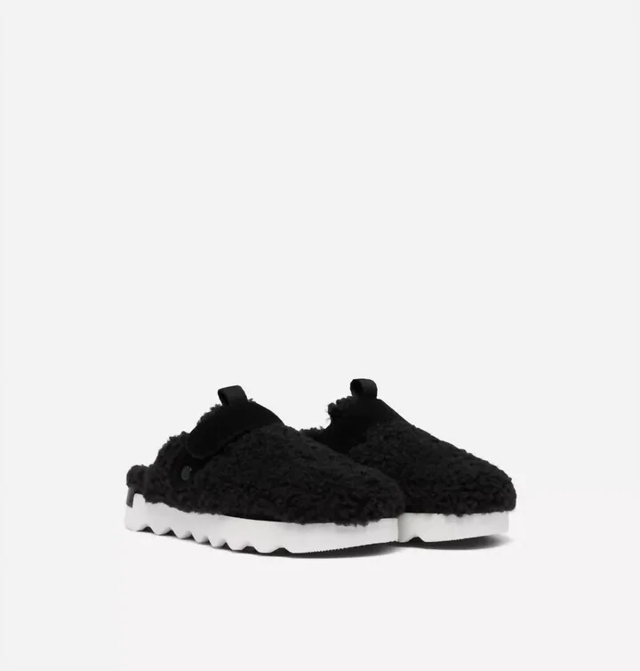 Women's Viibe Cozy Clog In Black/sea Salt